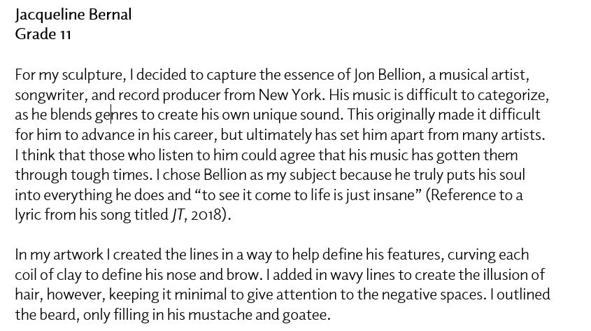 Artist Statement