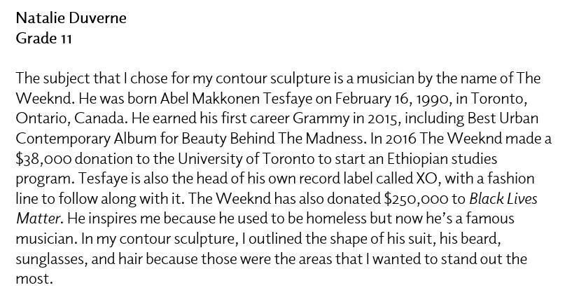 Artist Statement